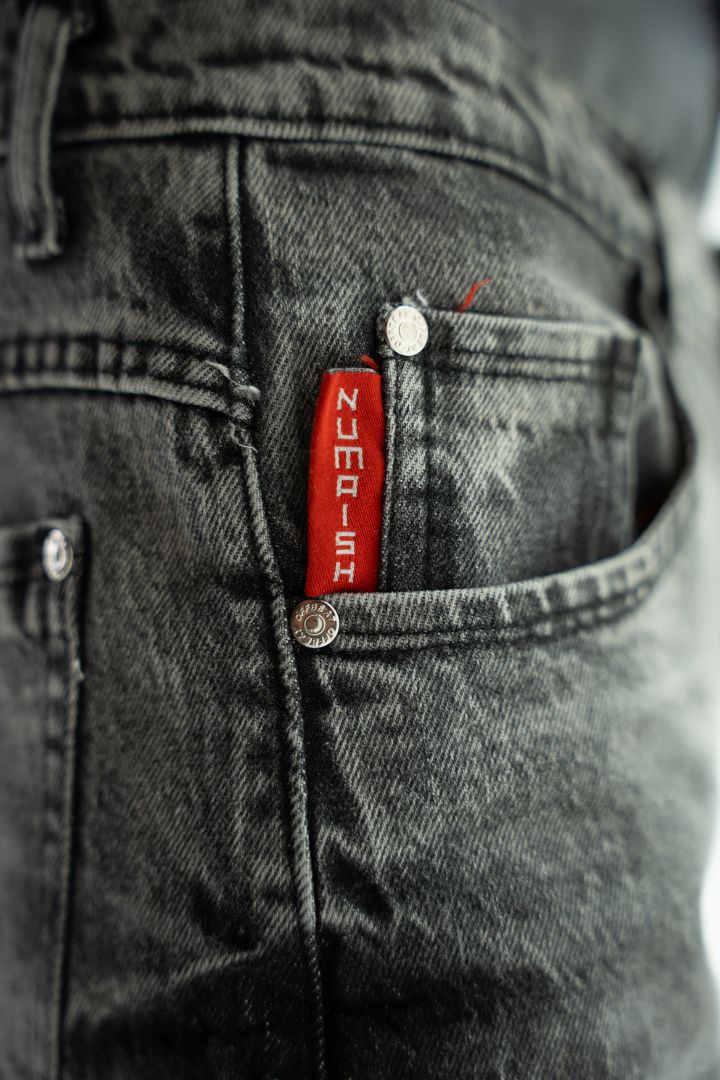 GREY ACID DENIM