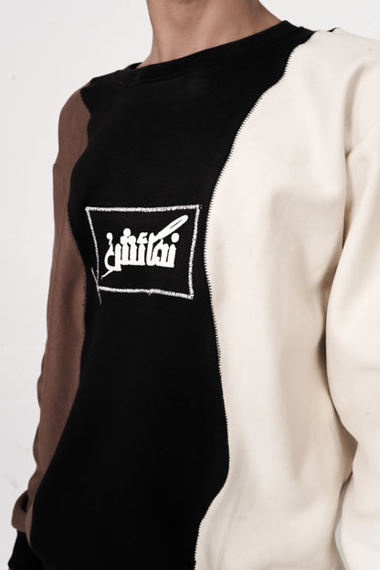 SIDED PANEL SWEATSHIRT